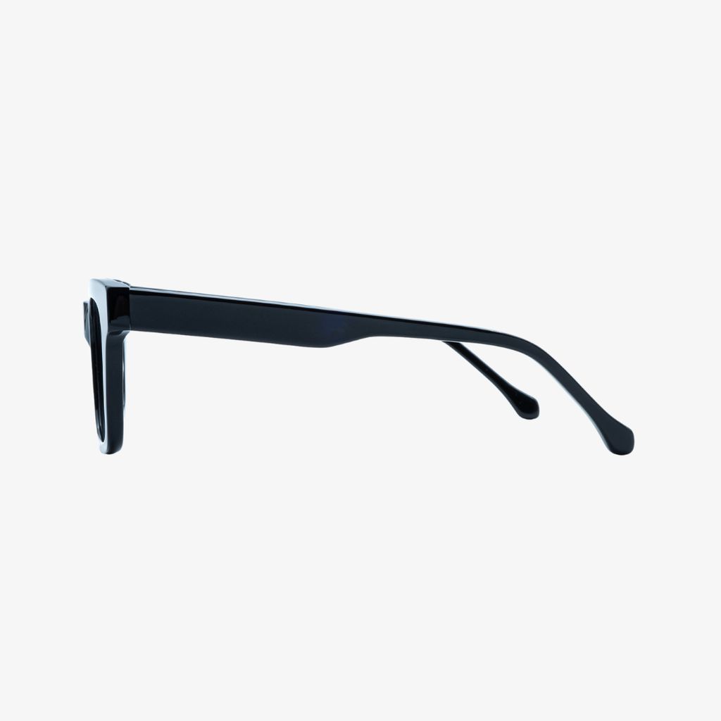 Ellis Blue Light Blocking Glasses (Day) - Black with Clear Lens - Image 3