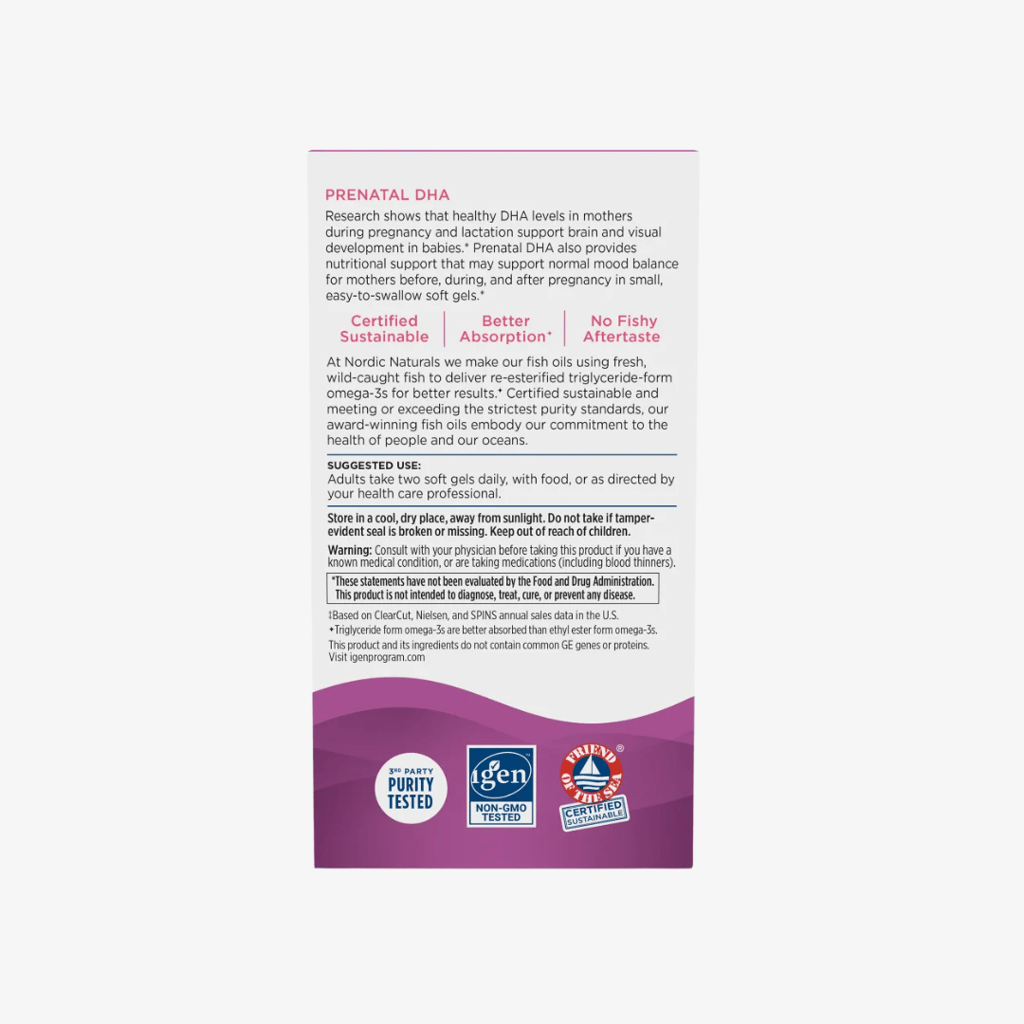 Prenatal DHA - Unflavoured - Image 4