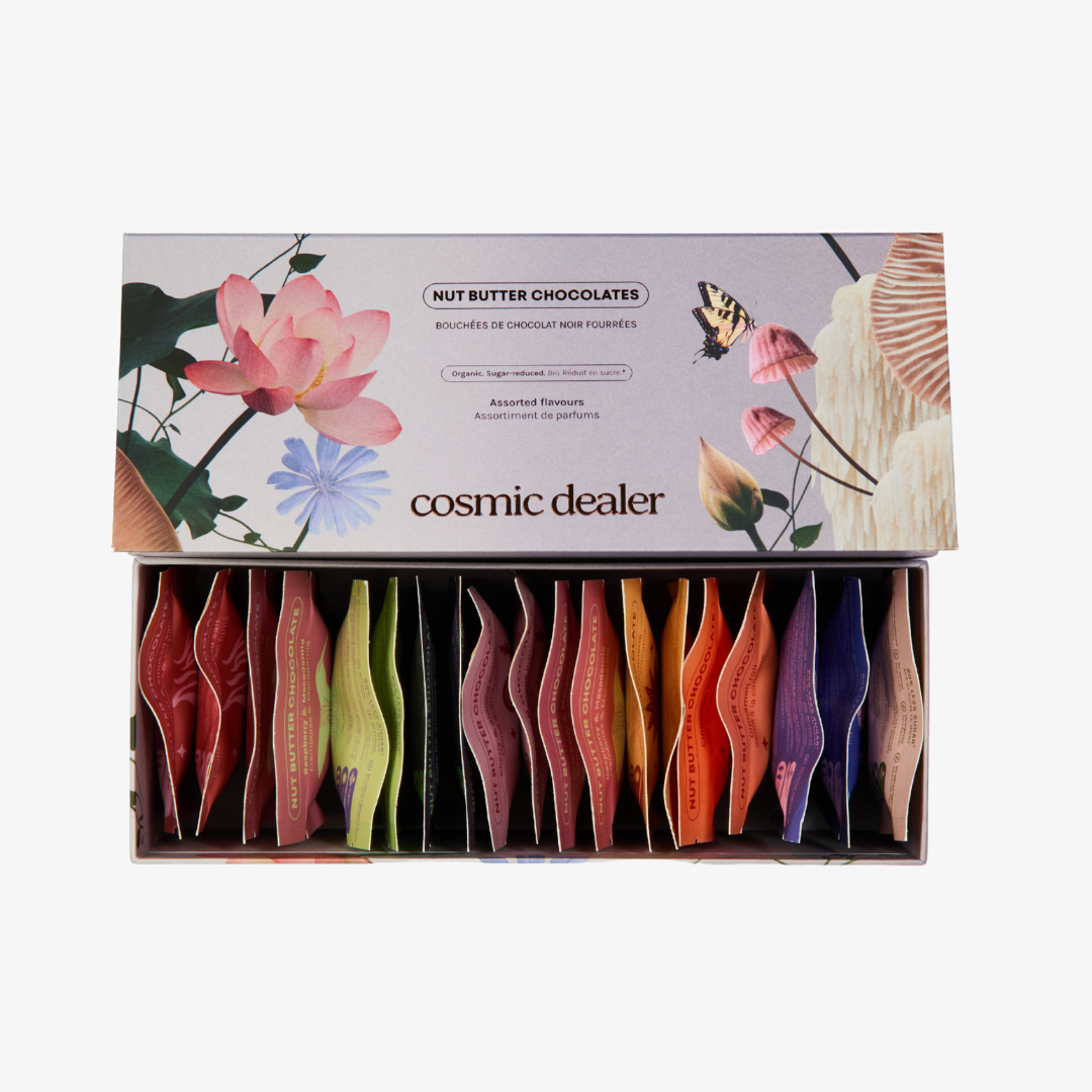 Box of 20 - All Flavours Nut Butter Dark Chocolates - Image 3