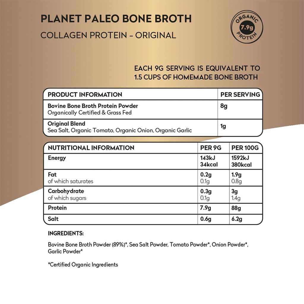 Bone Broth Collagen Protein - Original with Garlic & Onion - Image 2
